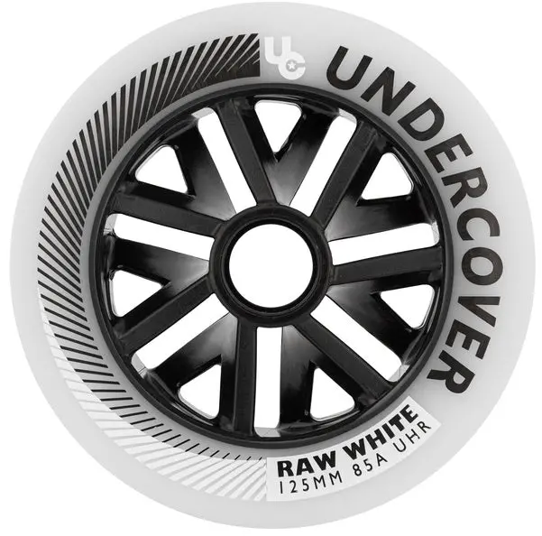Undercover Wheels Raw White 125Mm 85A 6 Pack 1
