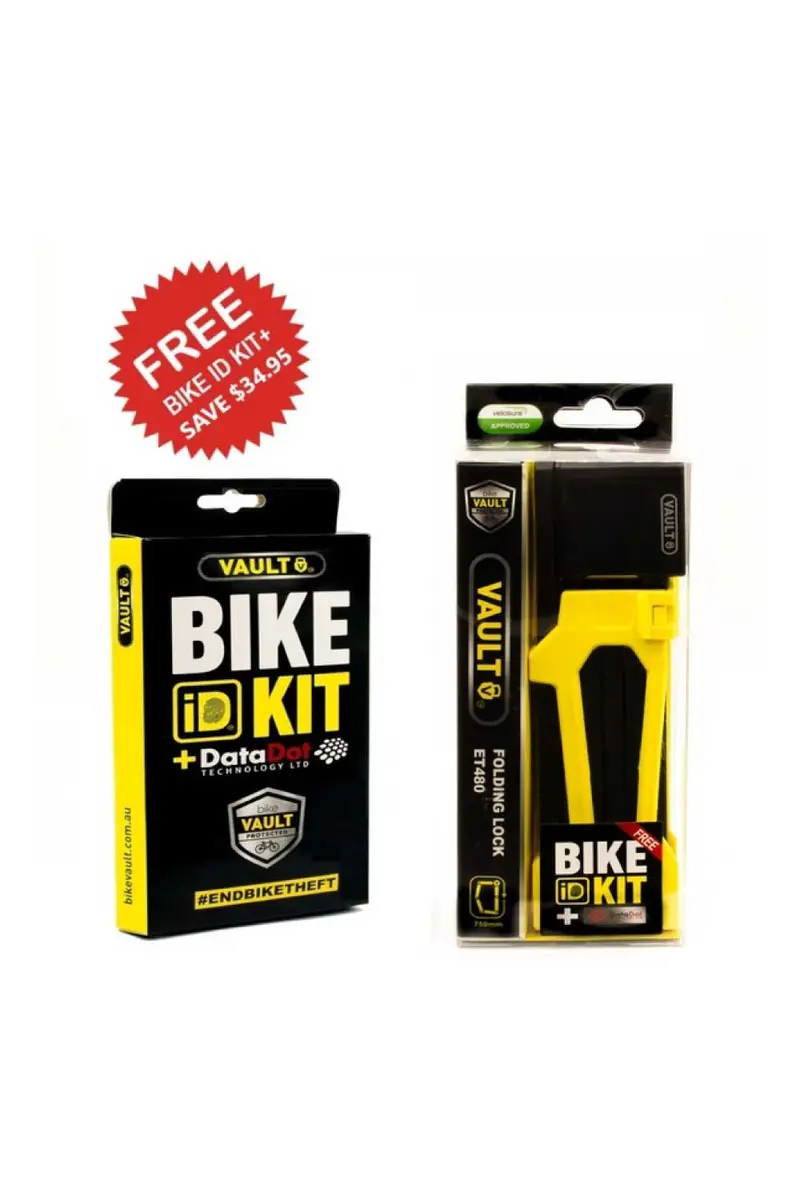Vault Folding Lock With Bike Id Kit+ 1
