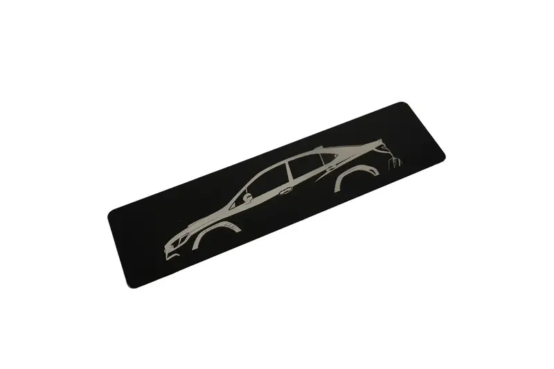 Vb Wrx Outline Weathertech Floor Mat Logo Insert (Metal Etched) - 2022+ Wrx 1