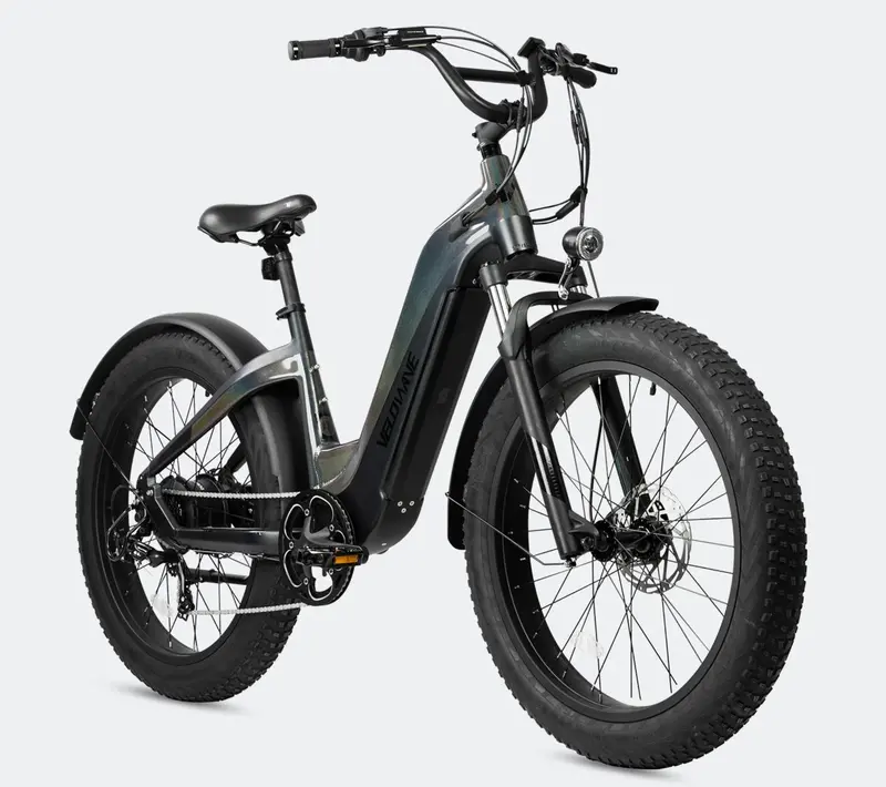Velowave Grace 2.0 Torque Step Thru Electric Fat Tire Bike 1