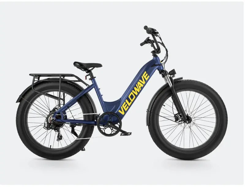 Velowave Rover Step Thru Electric Fat Tire Bike 2