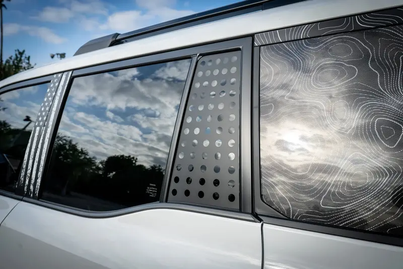 Vent Window Overlay With Holes - 2024+ Land Cruiser / Gx 550 1
