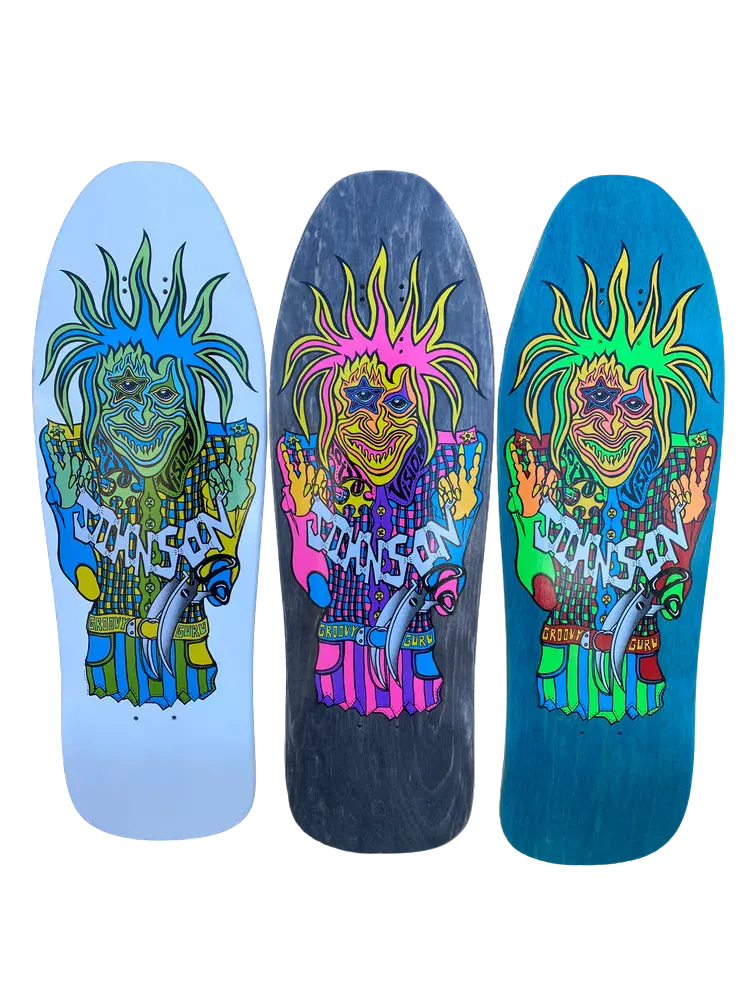 Vision Joe Johnson Groovy Guru Deck - 9.5" X 30.5" 1