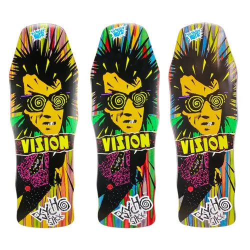Vision Original Psycho Stick Swirl Limited Deck - 10" X 30" 1