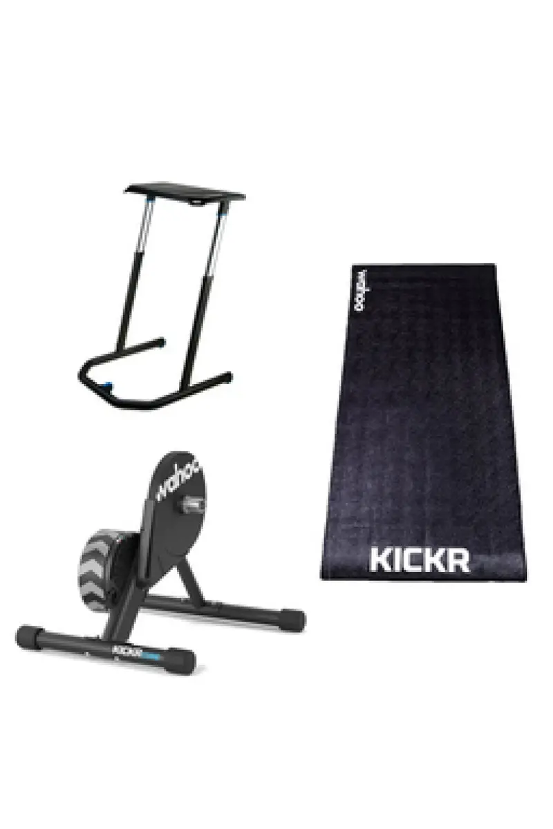 Wahoo Kickr Essentials Bundle #1 - Includes Core, Desk, Mat 1