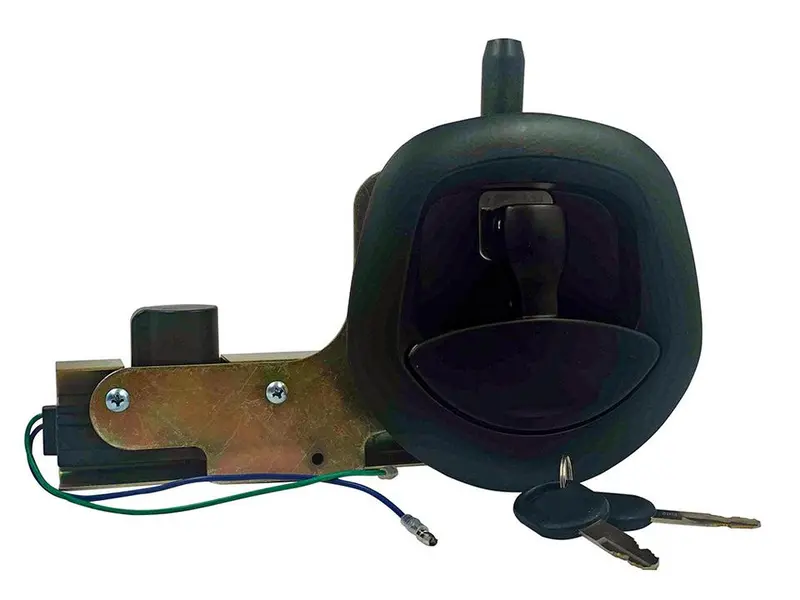 Whale Tail Compression Lock Black – Central Locking Kit – 12-24V – Including Actuator Cover 1