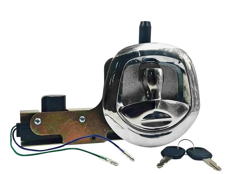 Whale Tail Compression Lock Chrome – Central Locking Kit – 12-24V – Including Actuator Cover 1