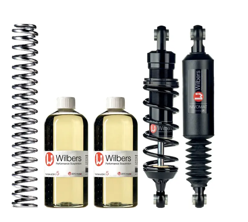 Wilbers Ldc Nivomat Shock Set For Harley Davidson Touring Models (2006-2008) 1