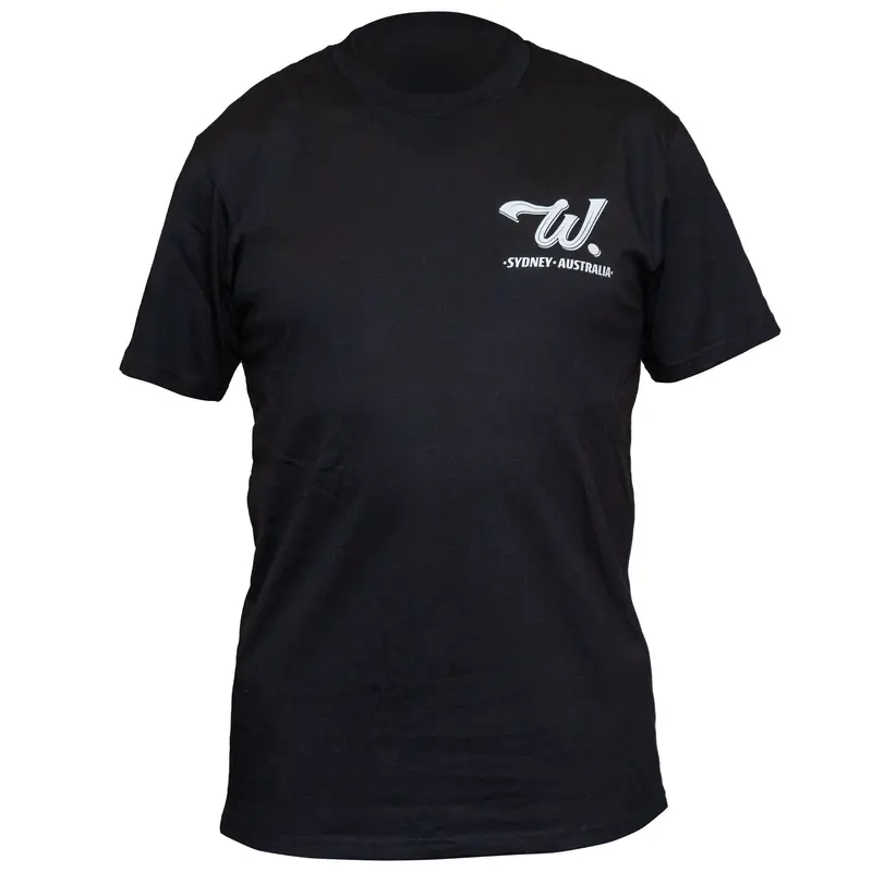 Woolys Wheels Classic T-Shirt, Black 1