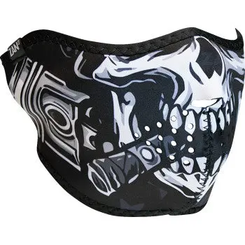 Zan Headgear Neoprene Half Mask - Skull 1