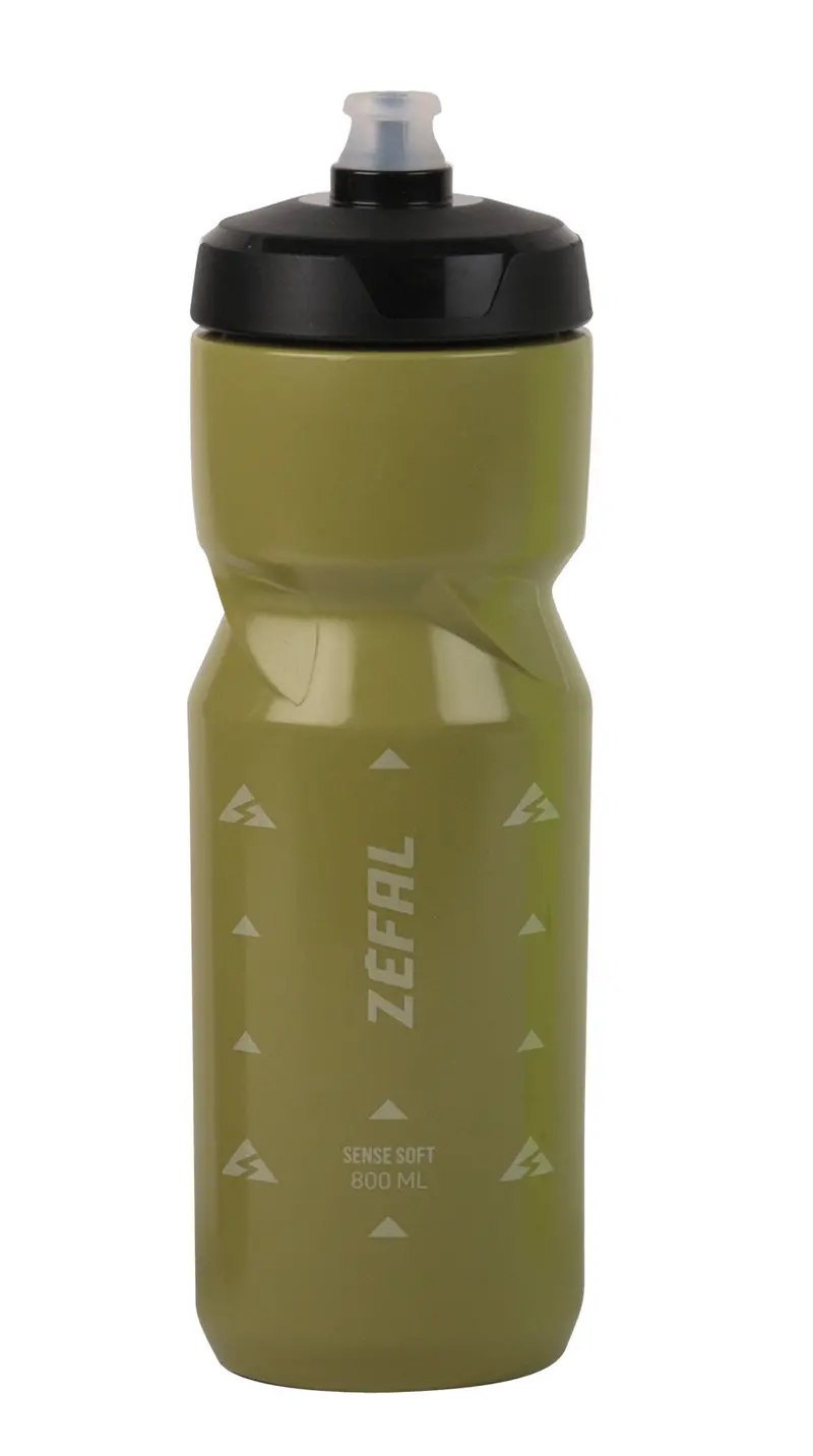 Zefal Sense Soft 800Ml Water Bottle - Olive Green 1