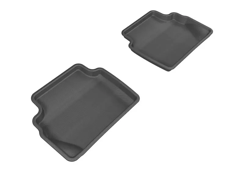 3D Maxpider 2011-2019 Ford Fiesta Kagu 2Nd Row Floormats - Black 1