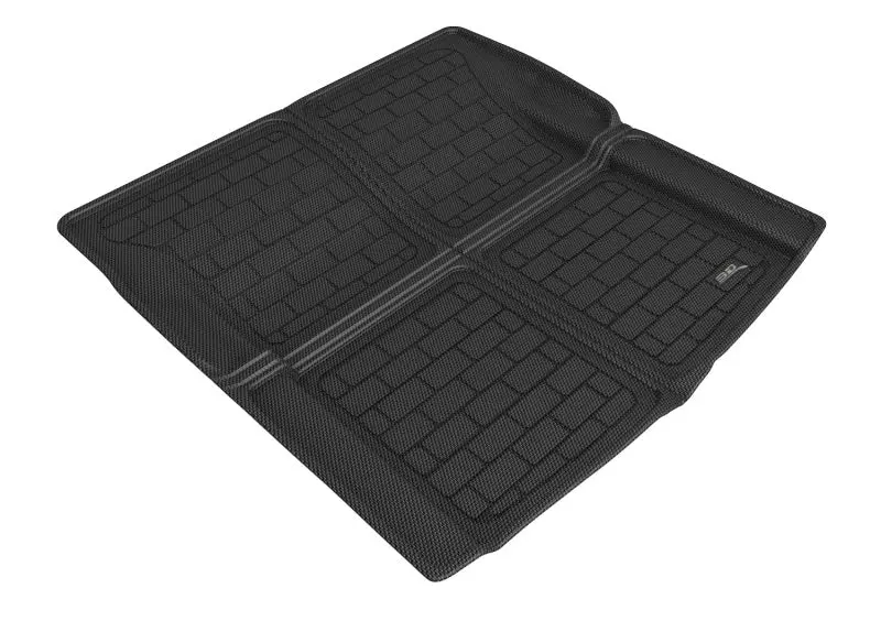 3D Maxpider Kagu Cross-Fold Cargo Liner For 2019–2021 Volvo S60 – Black, Spare-Tire Compatible 1