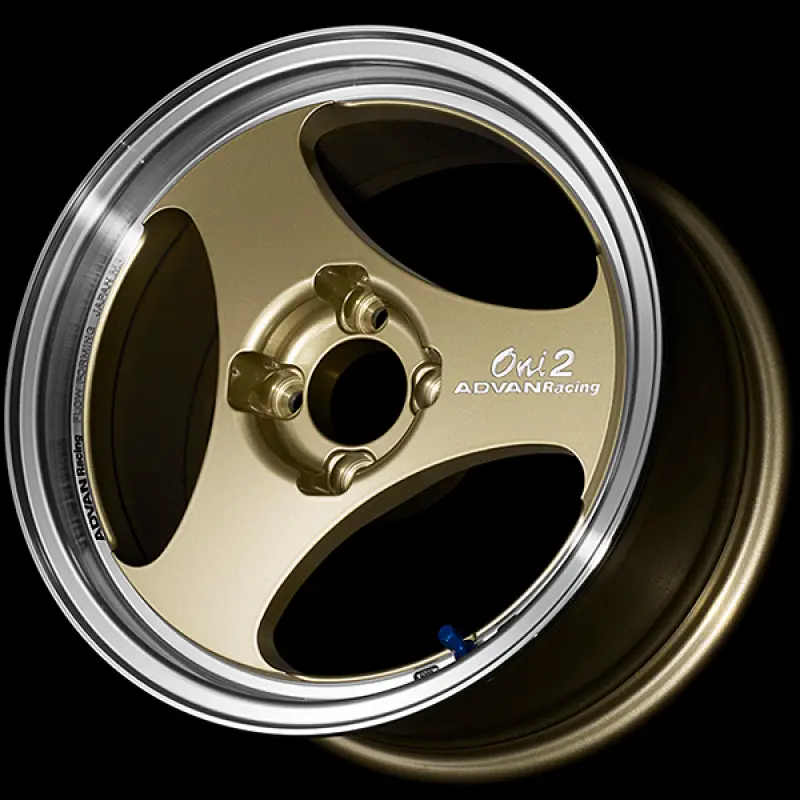 Advan Oni2 Forged Alloy Wheel: 15X6.0", +38Mm Offset, 4X100 Pcd, 63Mm Center Bore – Champagne Gold Finish With Precision Machining 1