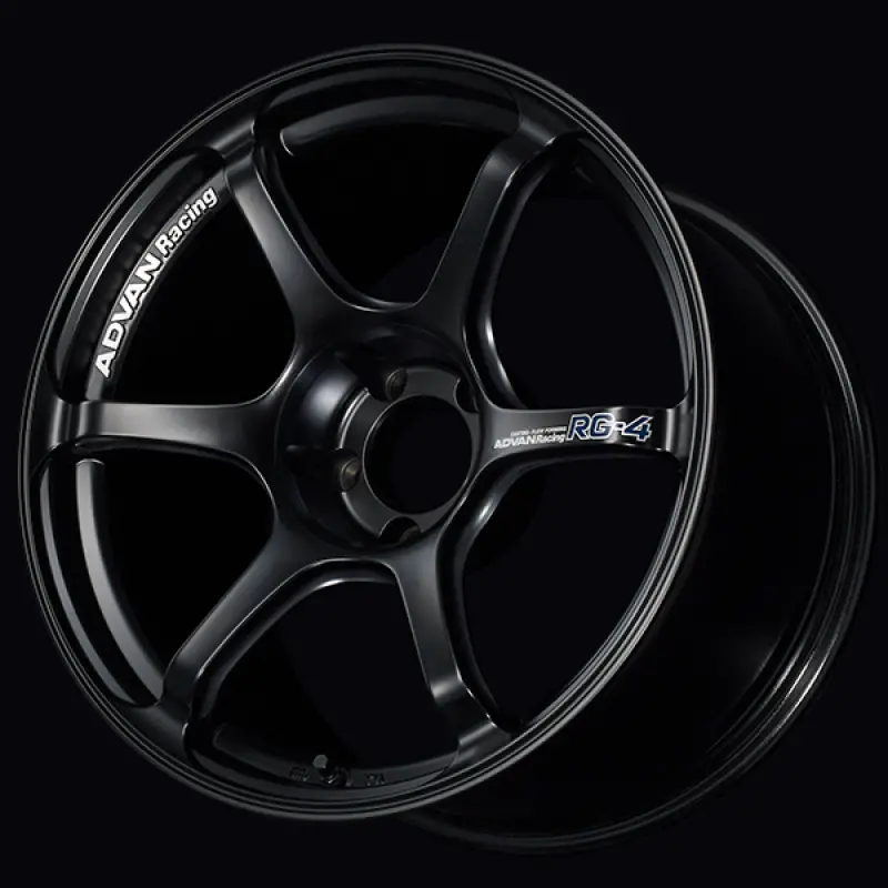 Advan Rg-4 18X9.5 / +38 Offset / 5-114.3 / 73Mm Bore / Semi Gloss Black 1