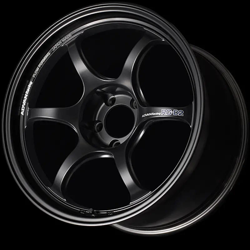 Advan Rg-D2 Forged Alloy Wheel – 17X8.5", -10Mm Offset, 6X139.7 Bolt Pattern, Semi-Gloss Black 1