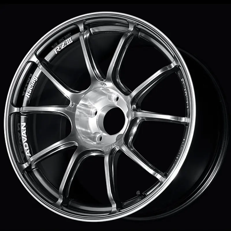 Advan Rziii Hyper Platinum Black & Diamond-Cut Alloy Wheel – 18X8.5", +45Mm Offset, 5X114.3, 73Mm Bore 1