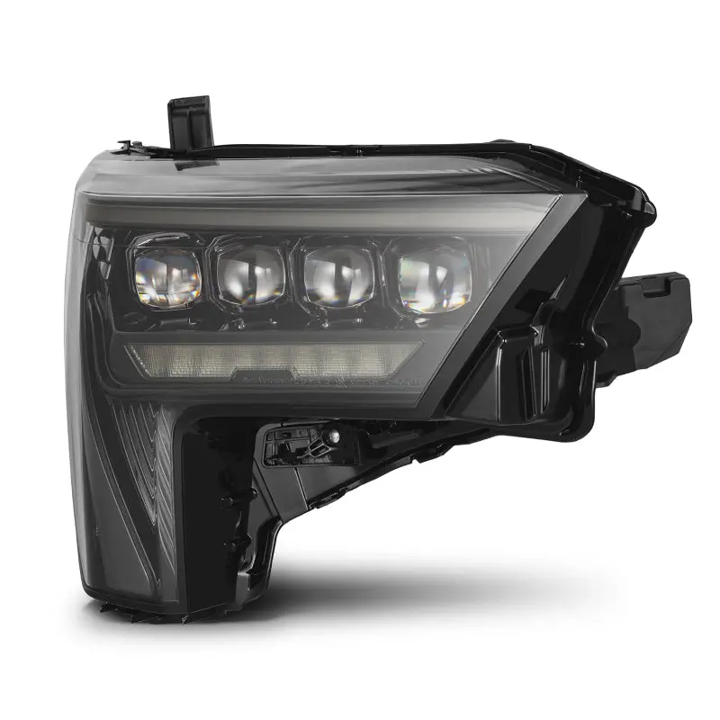 Alpharex Nova-Series Led Headlights For 2022–2023 Toyota Tundra – Alpha Black With White Drl (Requires Part #810029 Or #810030) 2