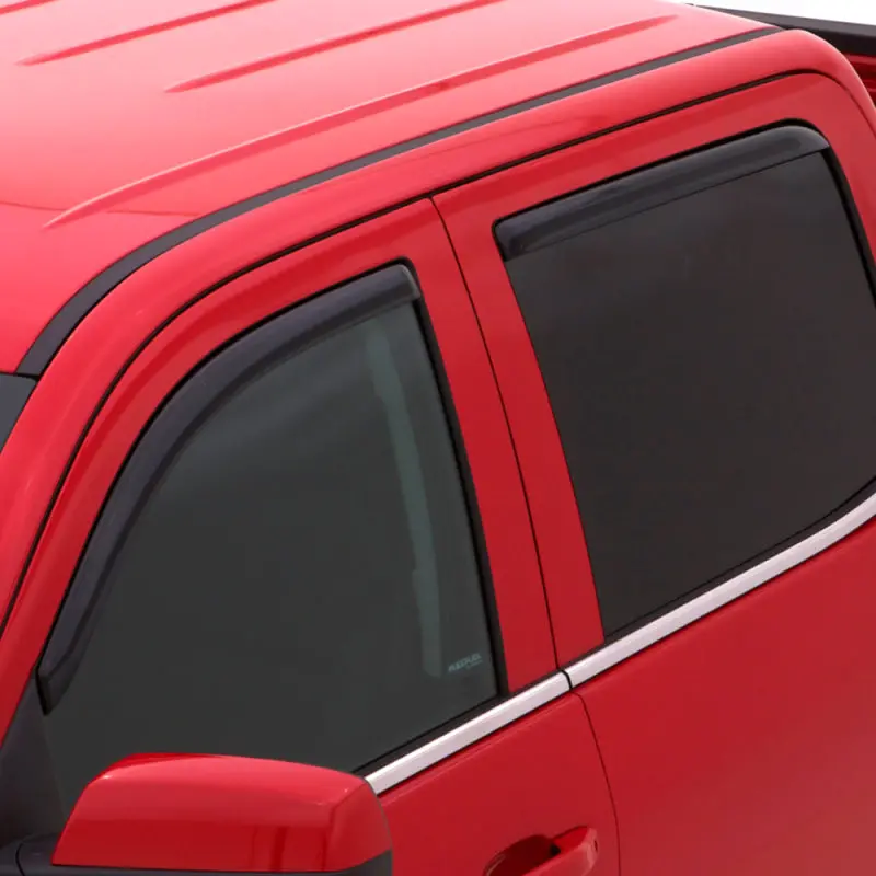 Avs In-Channel Ventvisor Deflectors – Smoke-Tinted Window Accessories For 2002–2008 Dodge Ram 1500 Quad Cab 1