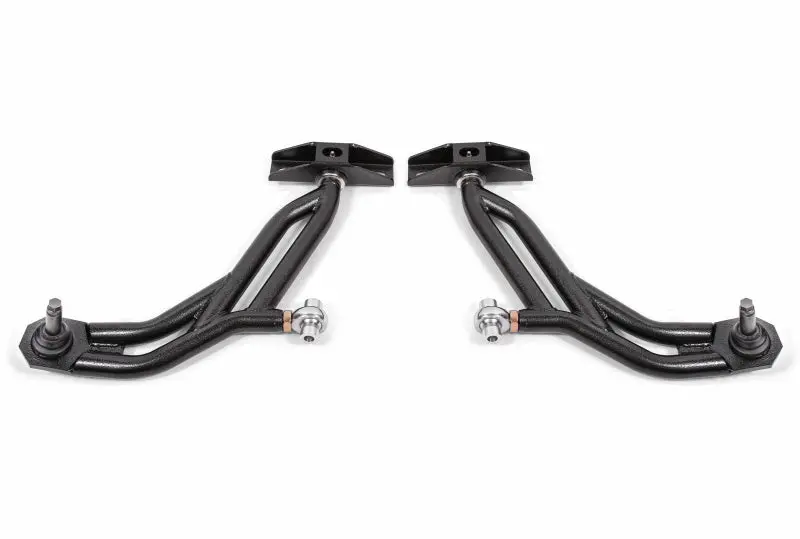 Bmr Adjustable Lower Control Arms For 2010–2014 Ford Mustang – Delrin Bushings, Rod Ends, 19Mm Tall Ball Joints, Black Hammertone Finish 1