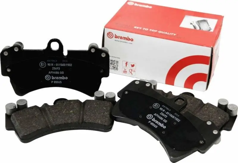 Brembo Front Ceramic Brake Pads For 2012–2017 Fiat 500 – Nao Compound, Oe Equivalent Performance 1