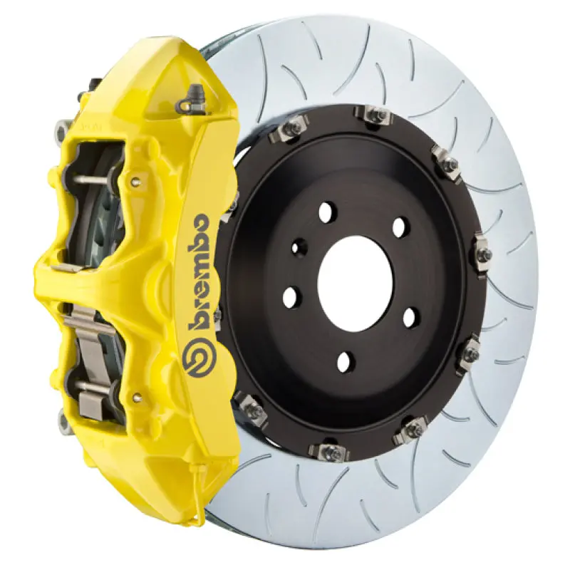 Brembo Gt Big Brake Kit For 2023 Volkswagen Tiguan R (Mk2) – Front, 6-Piston Calipers, 405X34Mm 2-Piece Rotors (Yellow) 1