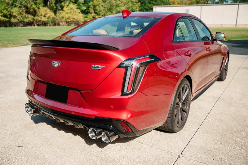 Corsa Dual-Mode Active Cat-Back Exhaust – 3" Inlet, Carbon Fiber Tips, For 2022–2025 Cadillac Ct4-V Blackwing 2