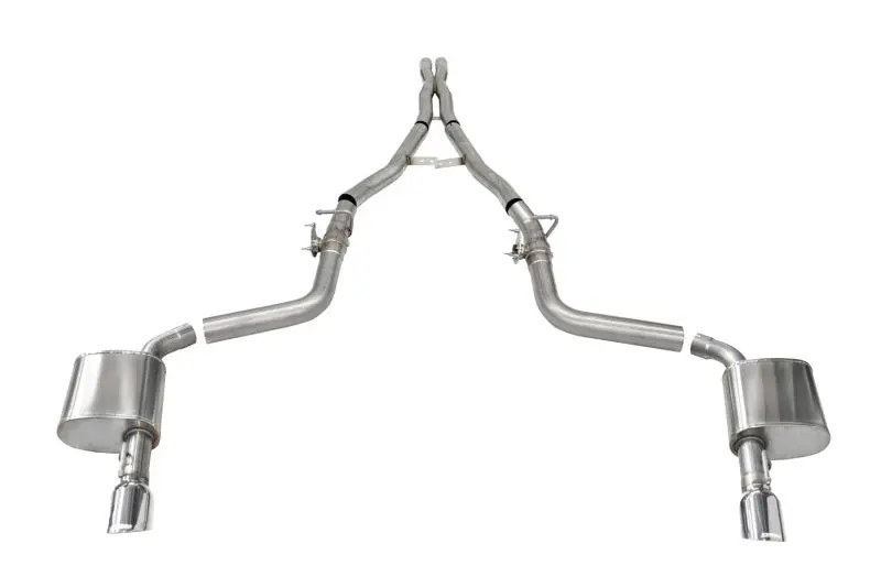 Corsa Valved Cat-Back Exhaust System For 2015–2021 Dodge Charger Srt/Hellcat/Redeye – Dual 2.75-Inch Pipes, Quad Tips 1