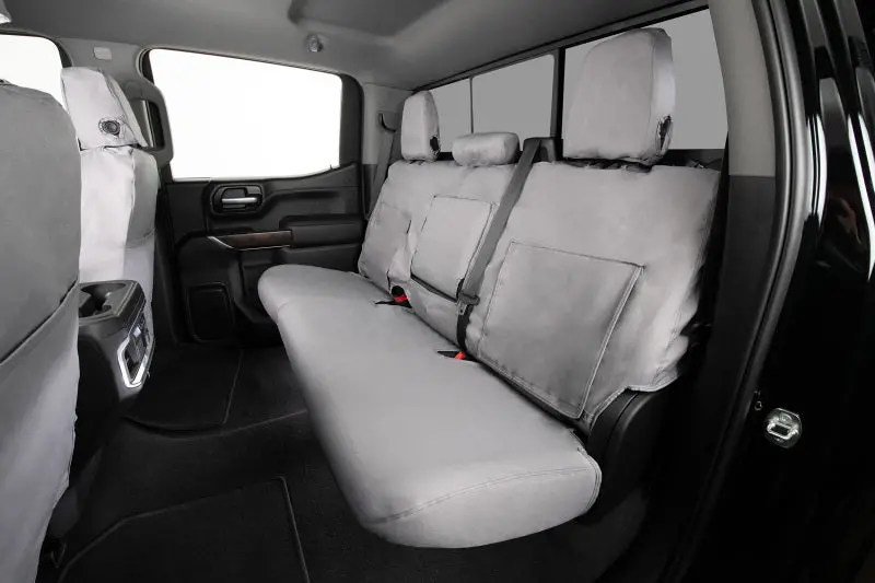 Covercraft Grey Polycotton Second-Row Seatsaver Covers For 2015–2018 Ford F-150 – Custom Fit 1
