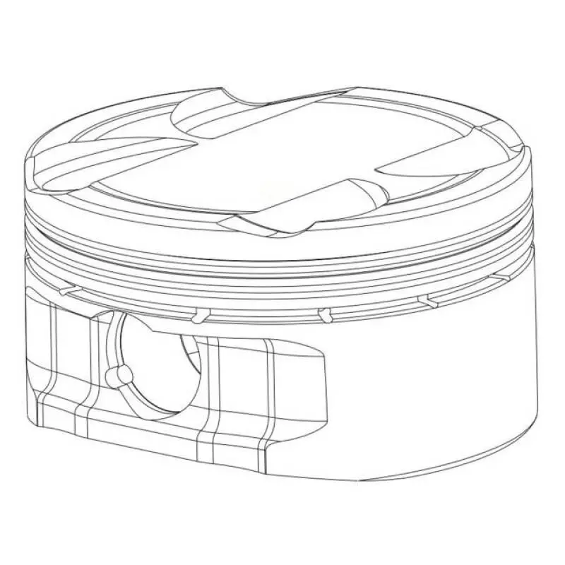 Cp Forged Piston And Ring Set For Dodge Neon Srt-4 2.4L Turbo – 88Mm Bore, +0.5Mm Oversize, 9.0:1 Compression Ratio 1