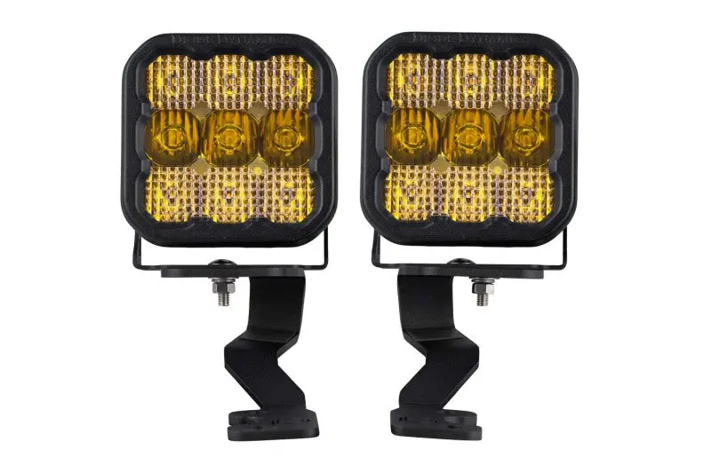 Diode Dynamics 2022 Toyota Tundra Ss5 Sport Stage Series Ditch Light Kit - Yellow Combo 1