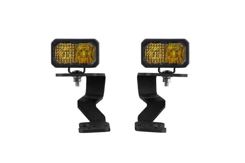 Diode Dynamics C2 Sport Stage Series Ditch Light Kit – Yellow Combo Beam For 2022 Toyota Tundra C2 Sport 1