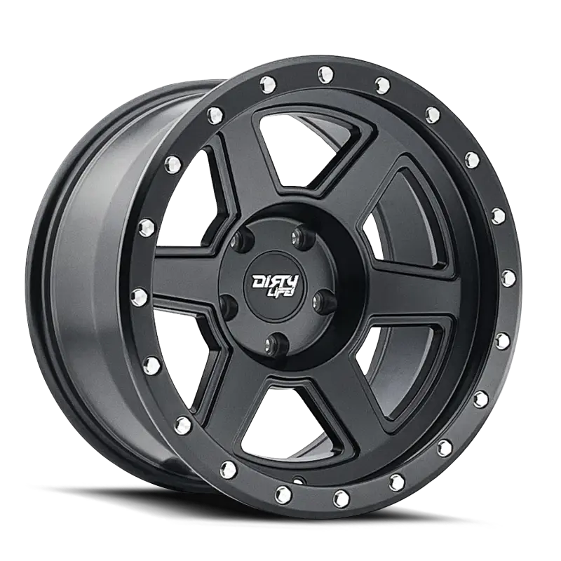 Dirty Life Compound 9315 Matte Black Off-Road Wheel – 20X10, 5X127 Bolt Pattern, -25Mm Offset, 78.1Mm Hub Bore 1