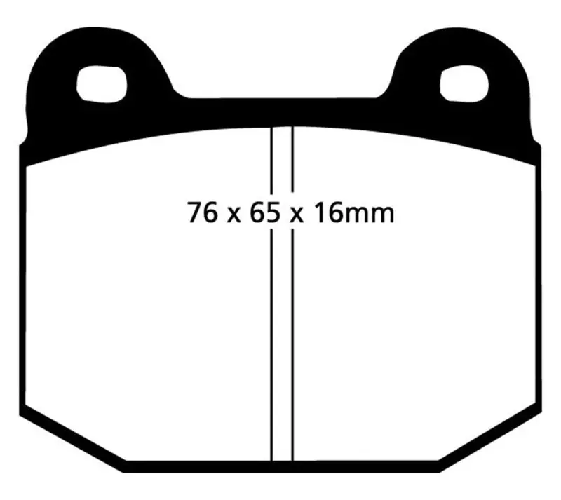 Ebc 75-80 Lotus Esprit 2.0 Redstuff Front Brake Pads 1