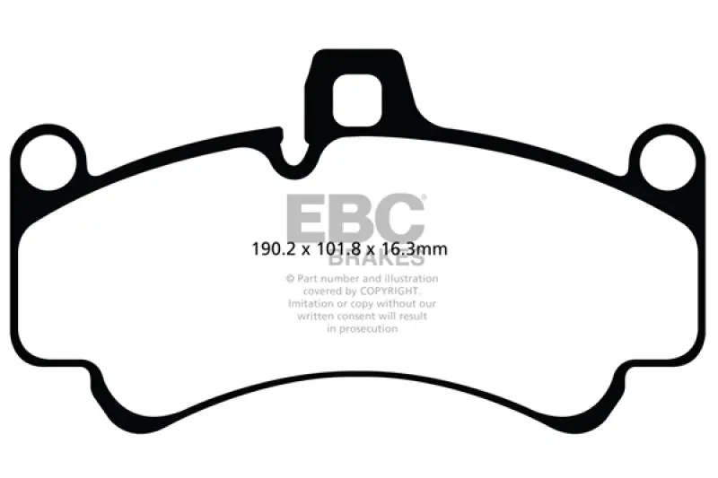 Ebc Greenstuff 2000 Series High-Performance Street Brake Pads — Universal Sport Application 1