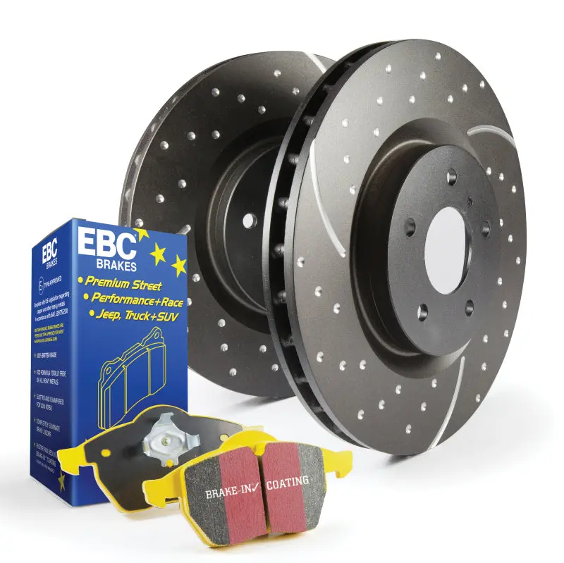 Ebc Yellowstuff Brake Pad & Gd Rotor Kit – High-Performance Street/Sport Package 2