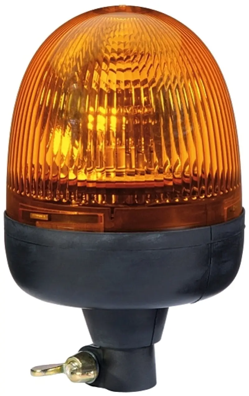Hella Rota Compact 12V Amber Beacon Light – Includes Flexible Pole Mount For Easy Installation 1