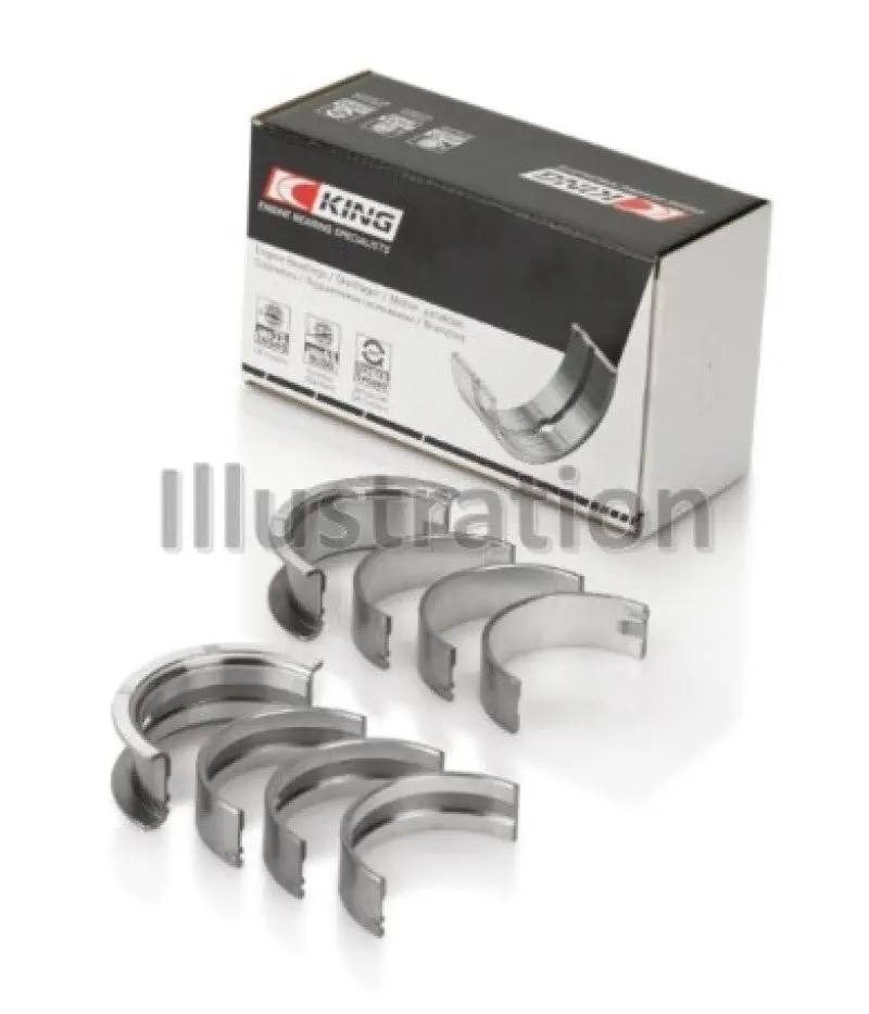 King Main Bearing Set For 1987–1990 Subaru Justy — 0.25Mm Oversized Spec 1