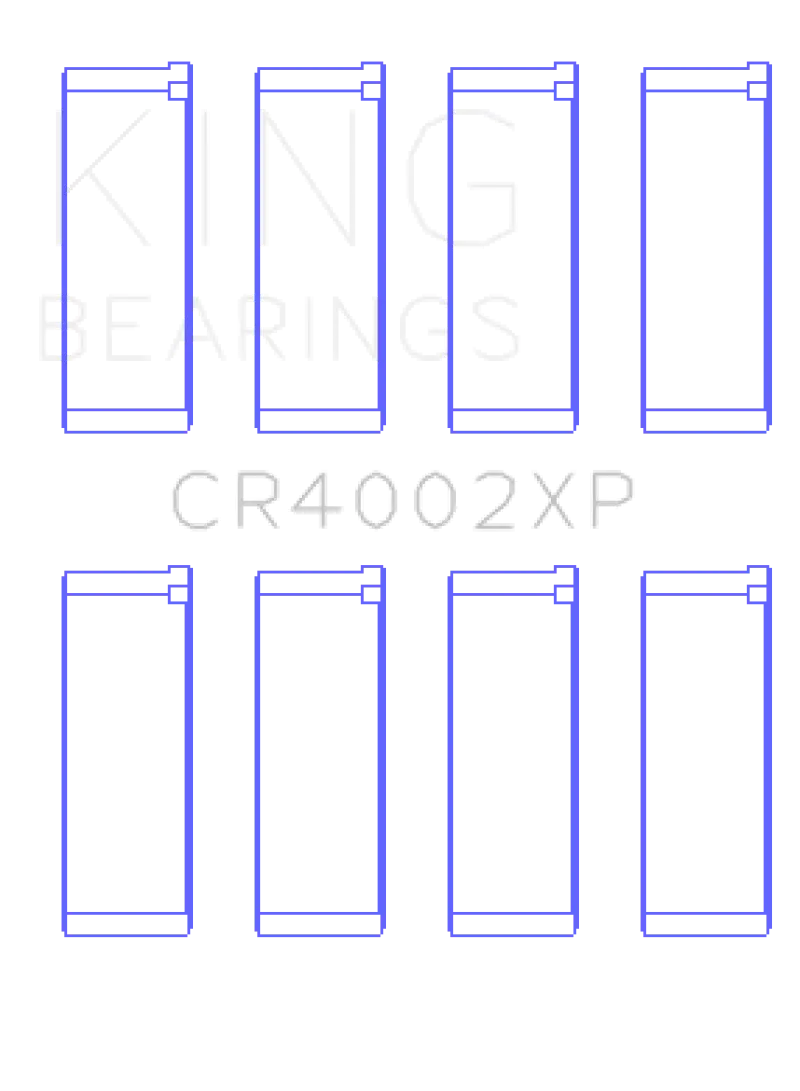 King Performance Rod Bearing Set For Ford/Mazda Dohc & Sohc Engines – Oversize +.25Mm Option Available 1