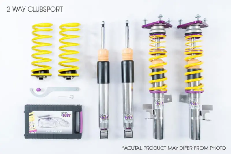 Kw Clubsport 2-Way Adjustable Coilover Kit For Bmw 2 Series F22 Coupe (2Wd) With Edc Compatibility 1