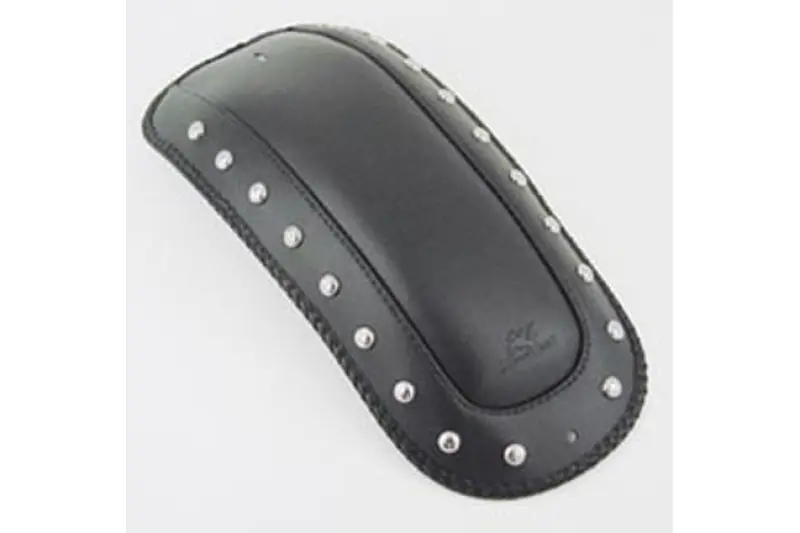 Mustang 00-11 Yamaha V-Star 1100 Classic, 02-11 V-Star 1100 Silverado Fender Bib W/Studs - Black 1