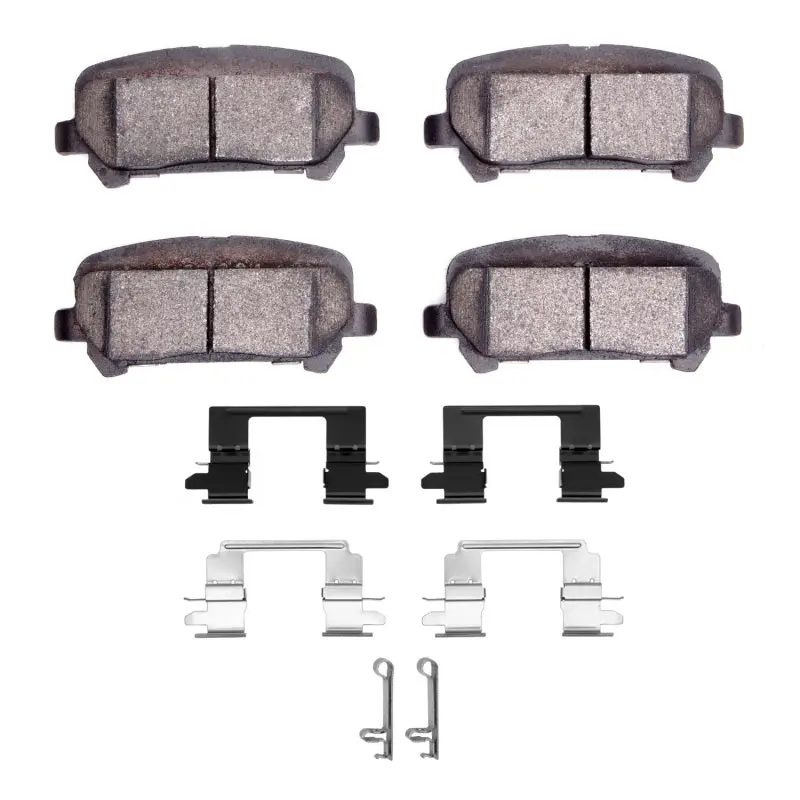R1 Rear Brake Pad & Hardware Kit – Performance-Oriented Upgrade For 2015–2020 Chevrolet Colorado 1