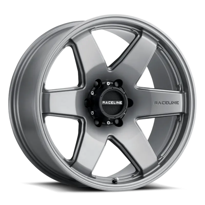 Raceline Addict 18X9 Inch Greystone Alloy Wheel – 5X139.7 Bolt Pattern, 12Mm Offset, 106.5Mm Hub Bore 1