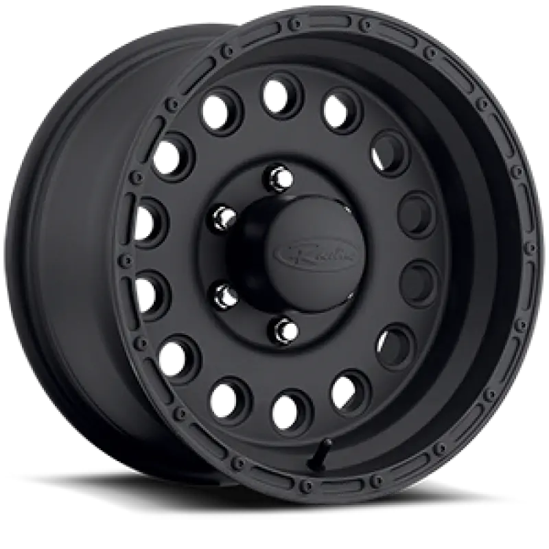Raceline Rock Crusher Satin Black Off-Road Wheel — 16X10, 6X139.7, -24Mm Offset, 107.95Mm Center Bore 1
