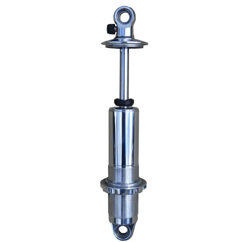 Ridetech Polished Hq Coilover Shock Single Adjustable 5.2In Stroke / 2In Stud Mount - Single 1