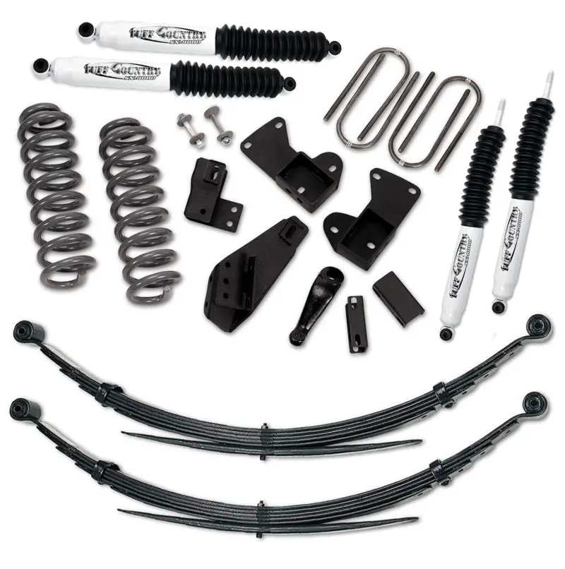Tuff Country 4-Inch Lift Kit With Rear Leaf Springs & Sx8000 Shocks For 1981–1996 Ford Bronco 4X4 1