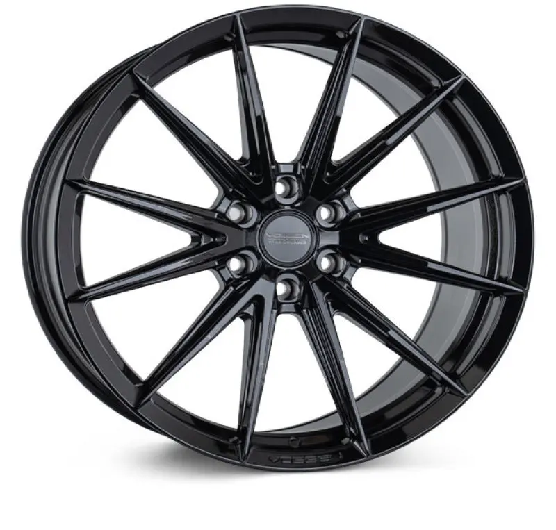 Vossen Hfx-2 22X10 / 6X139.7 / Et-18 / Super Deep Face / 106.1 - Gloss Black Wheel 1