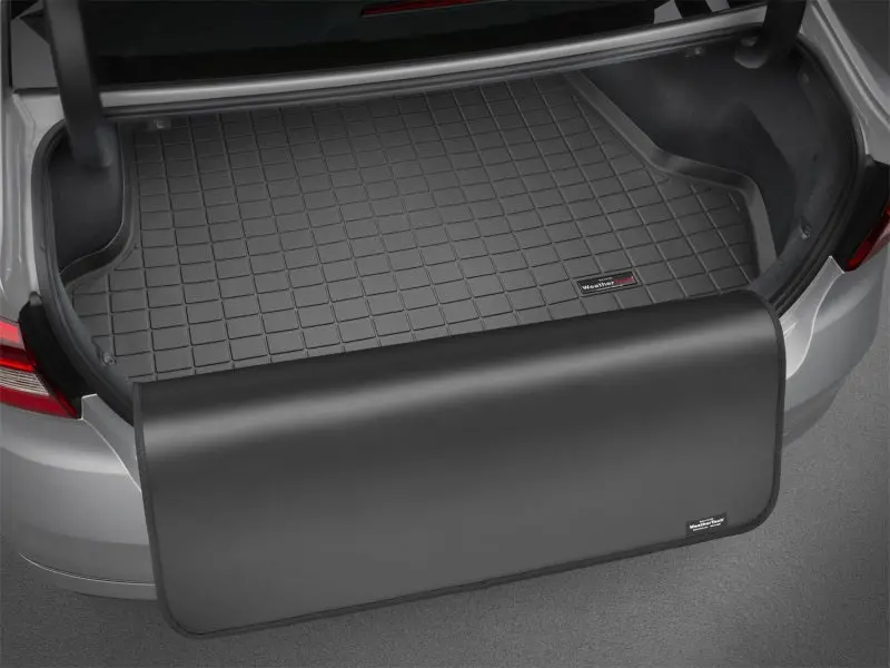 Weathertech Cargo Liners With Bumper Protector For 2007–2012 Hyundai Santa Fe — Black 1