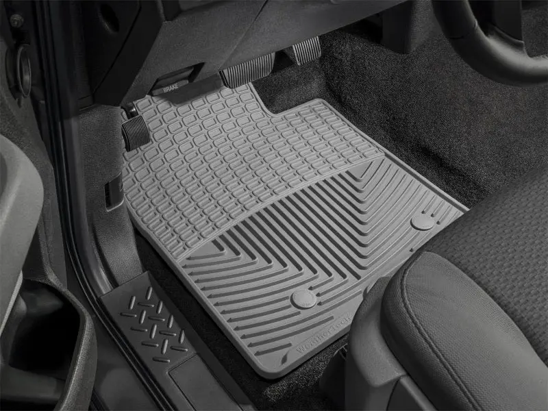 Weathertech Front All-Weather Floor Mats For 2004+ Mazda 3 – Grey Rubber 1