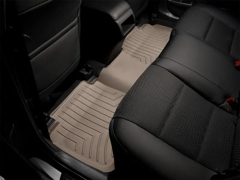 Weathertech Rear Floor Liners For 2014–2019 Toyota Tundra – Tan 1